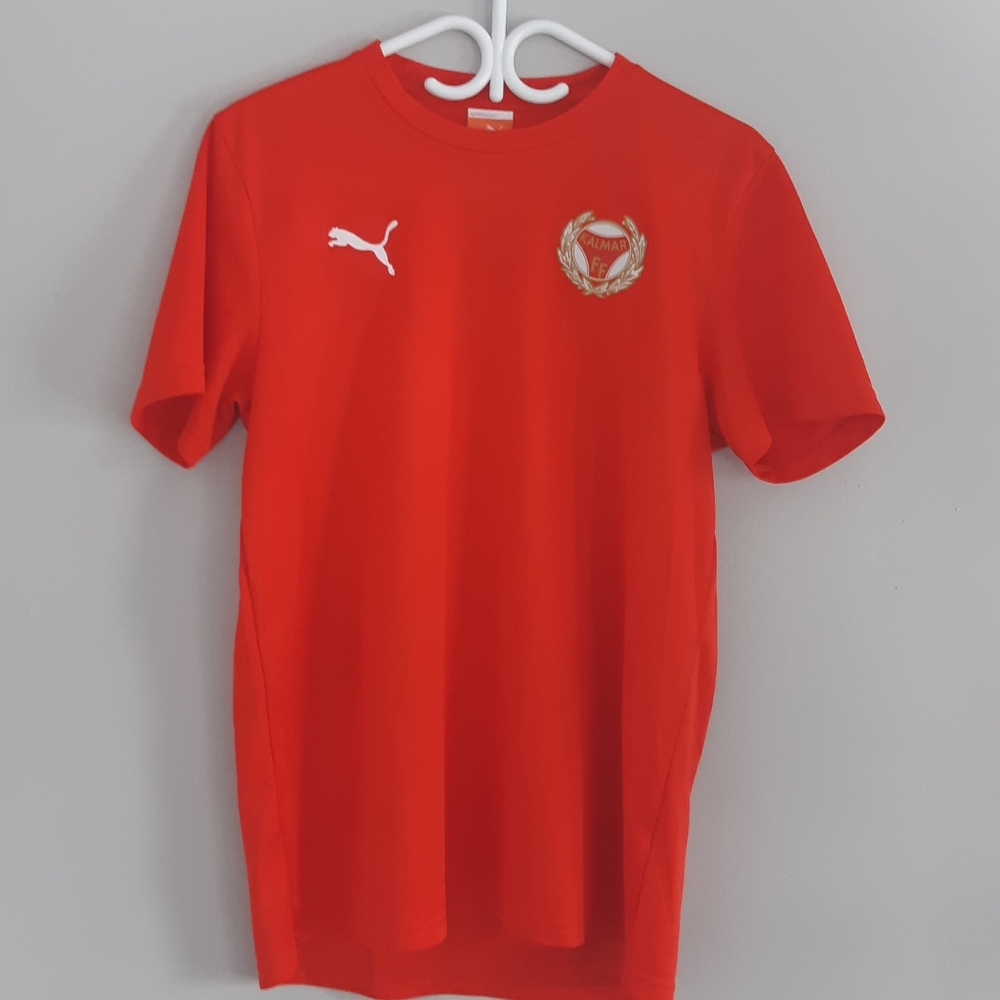 PUMA Kalma FF T-SHIRT Red MENS ATHLETIC BASIC TOP SIZE M.